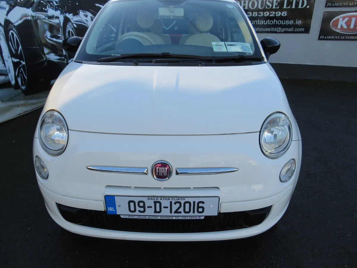 Fiat 500 2009 1.2 PETROL FRESH NCT 27 - Image 2