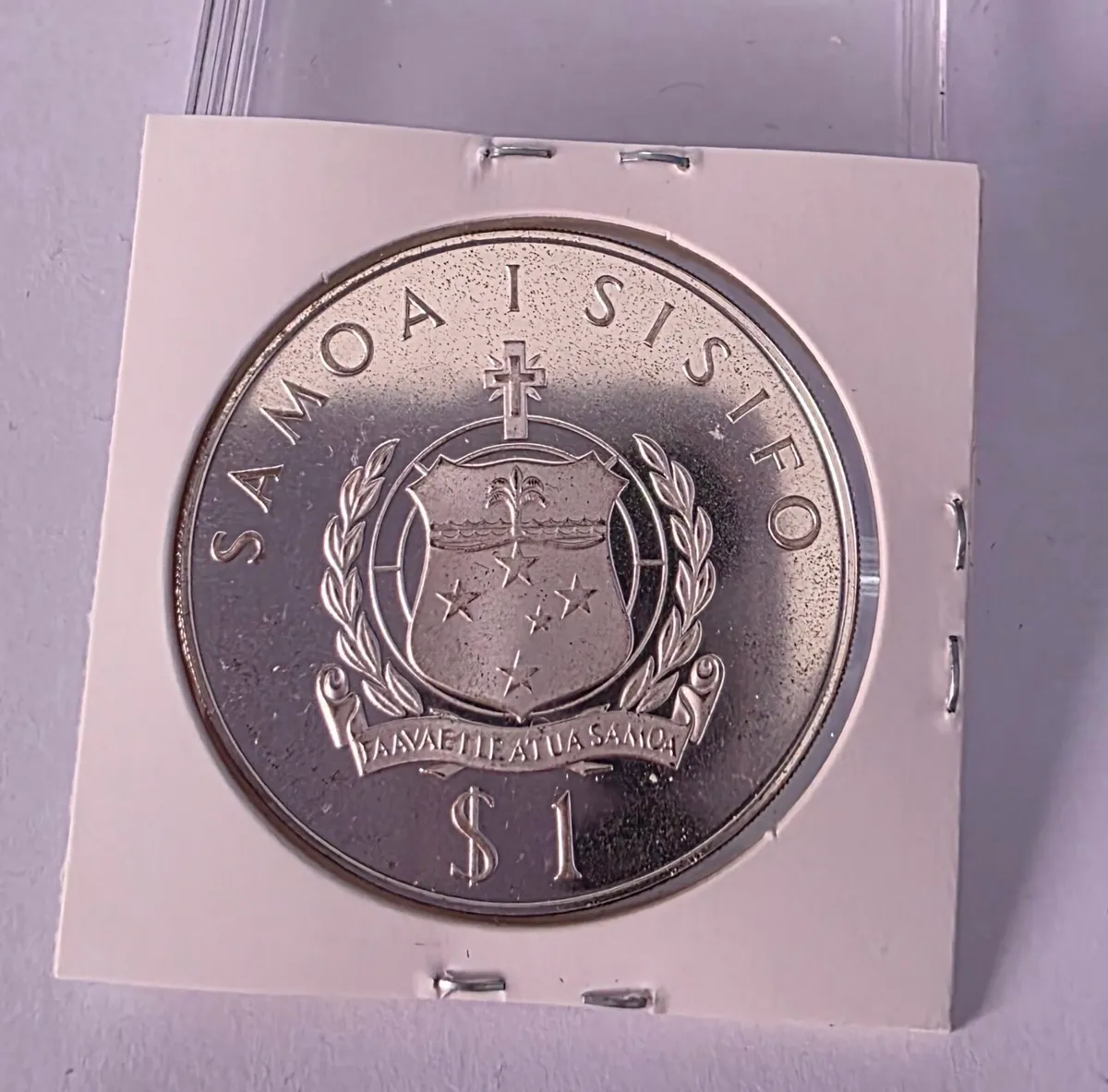 1977 One dollar samoa I sisifo - Image 2