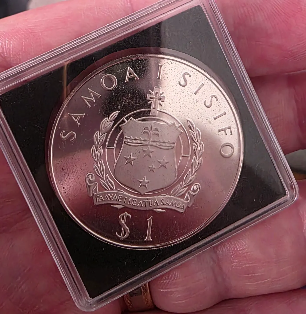1977 One dollar samoa I sisifo - Image 4