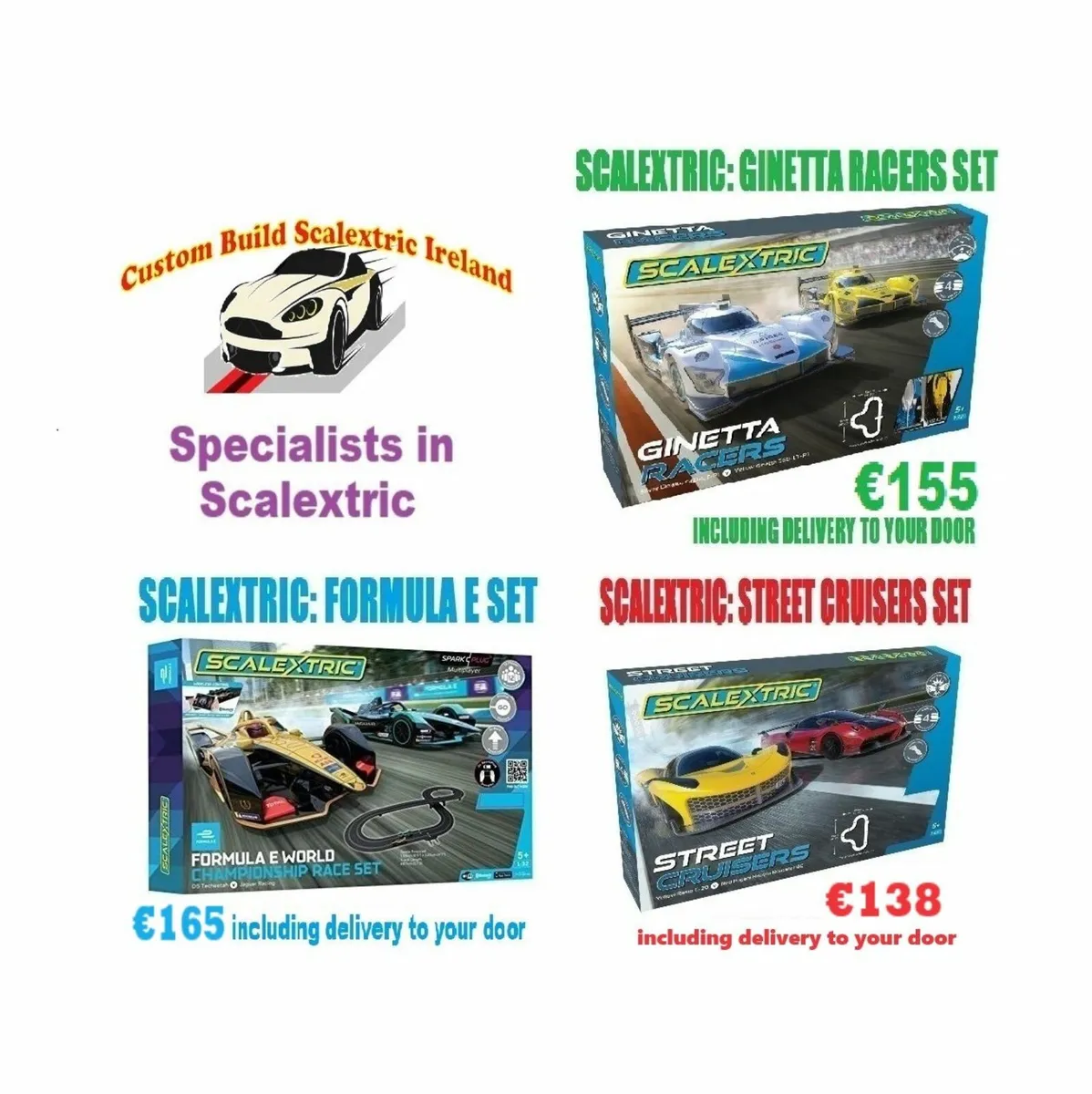 Various Scalextric Sets for sale. New or Used Sets - Image 1