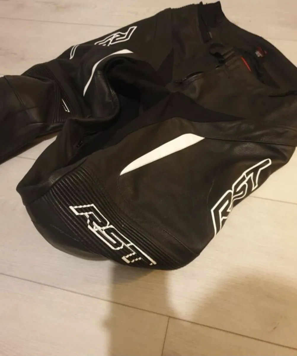 RST Leather Motorcycle Trousers - Image 2