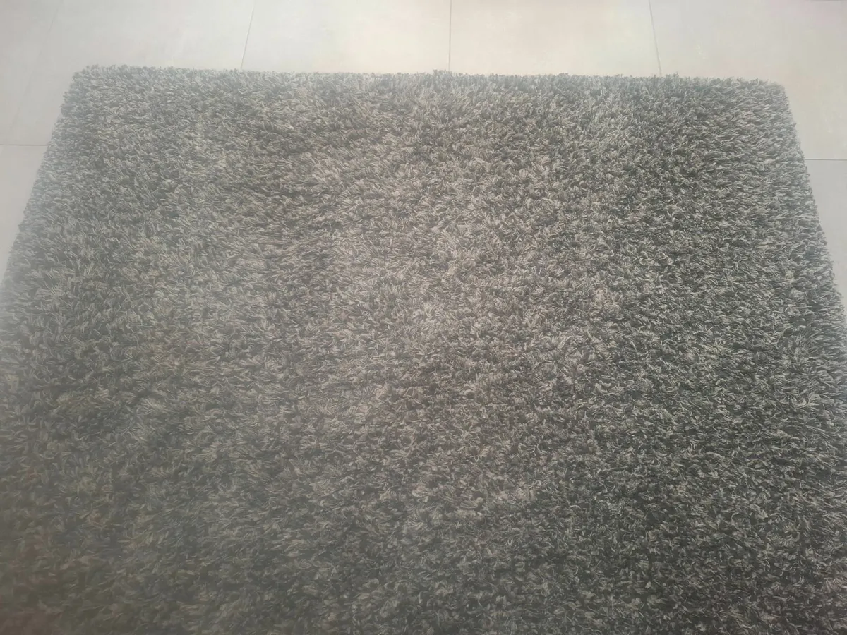 Shaggy Grey Rug - Image 3