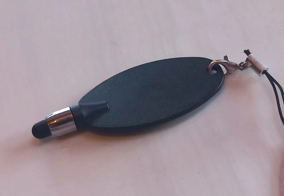 Silver paddle, phone nib, D18 post 3e, stamped - Image 4