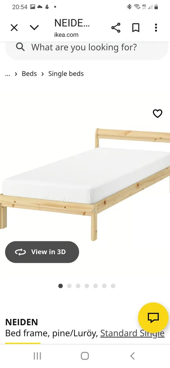 Single bed in pine - Image 1