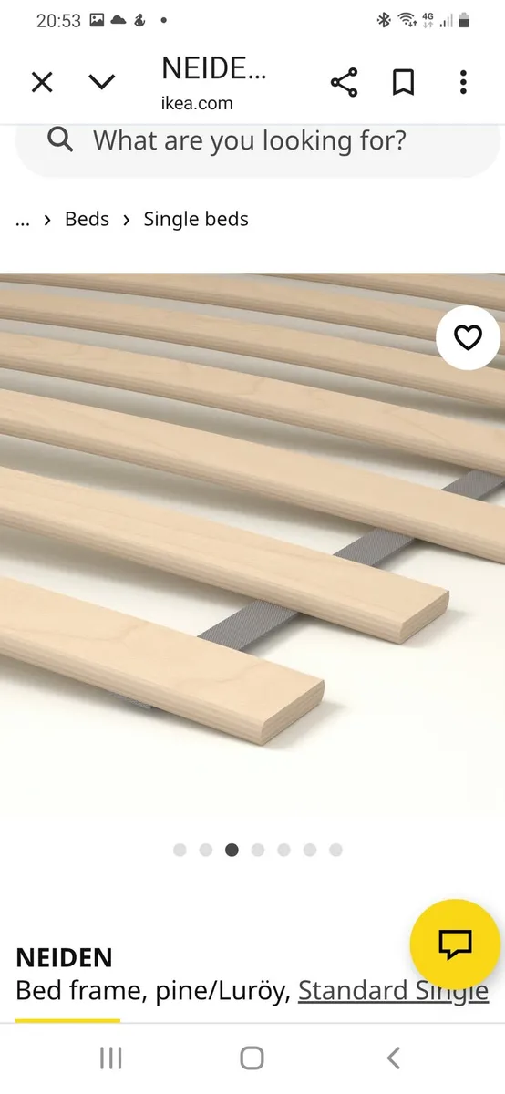 Single bed in pine - Image 2