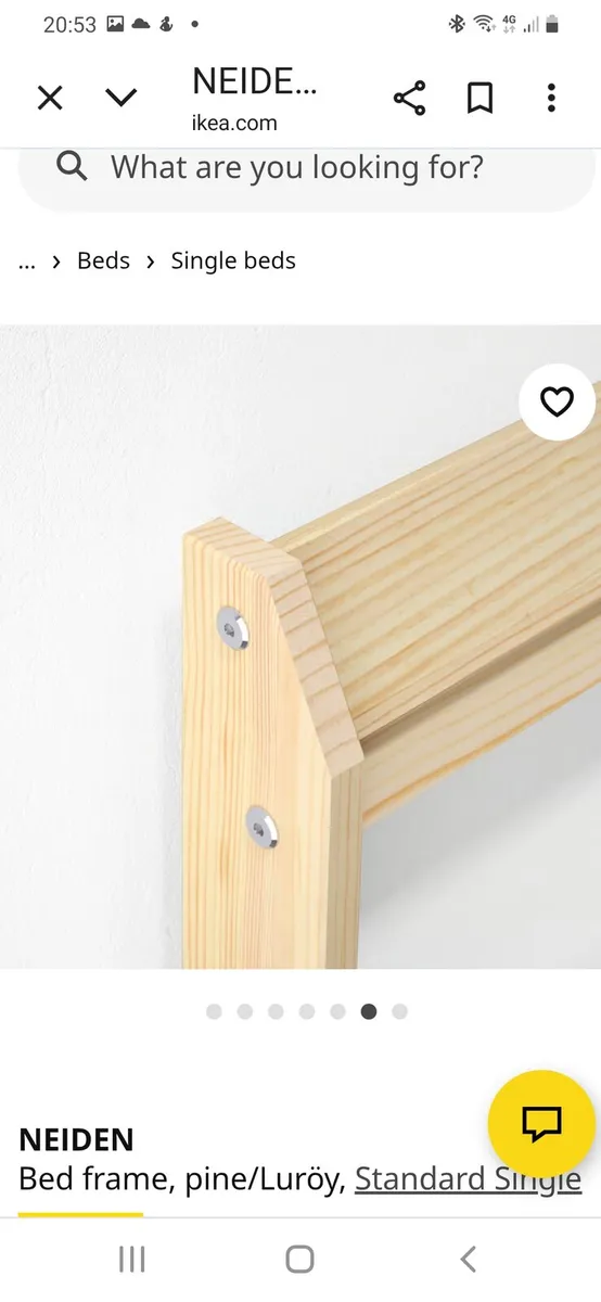 Single bed in pine - Image 3