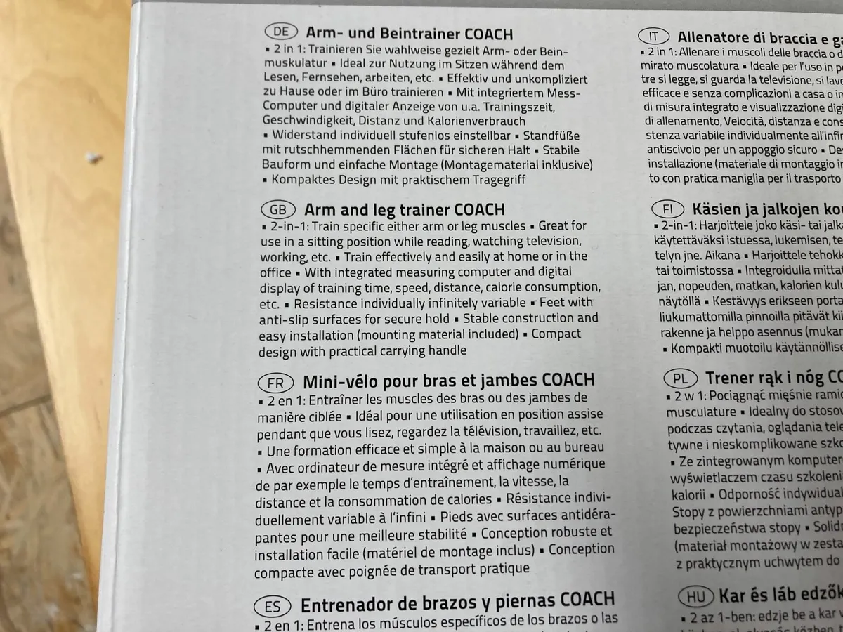 ARMS AND LEGS TRAINER - Image 3