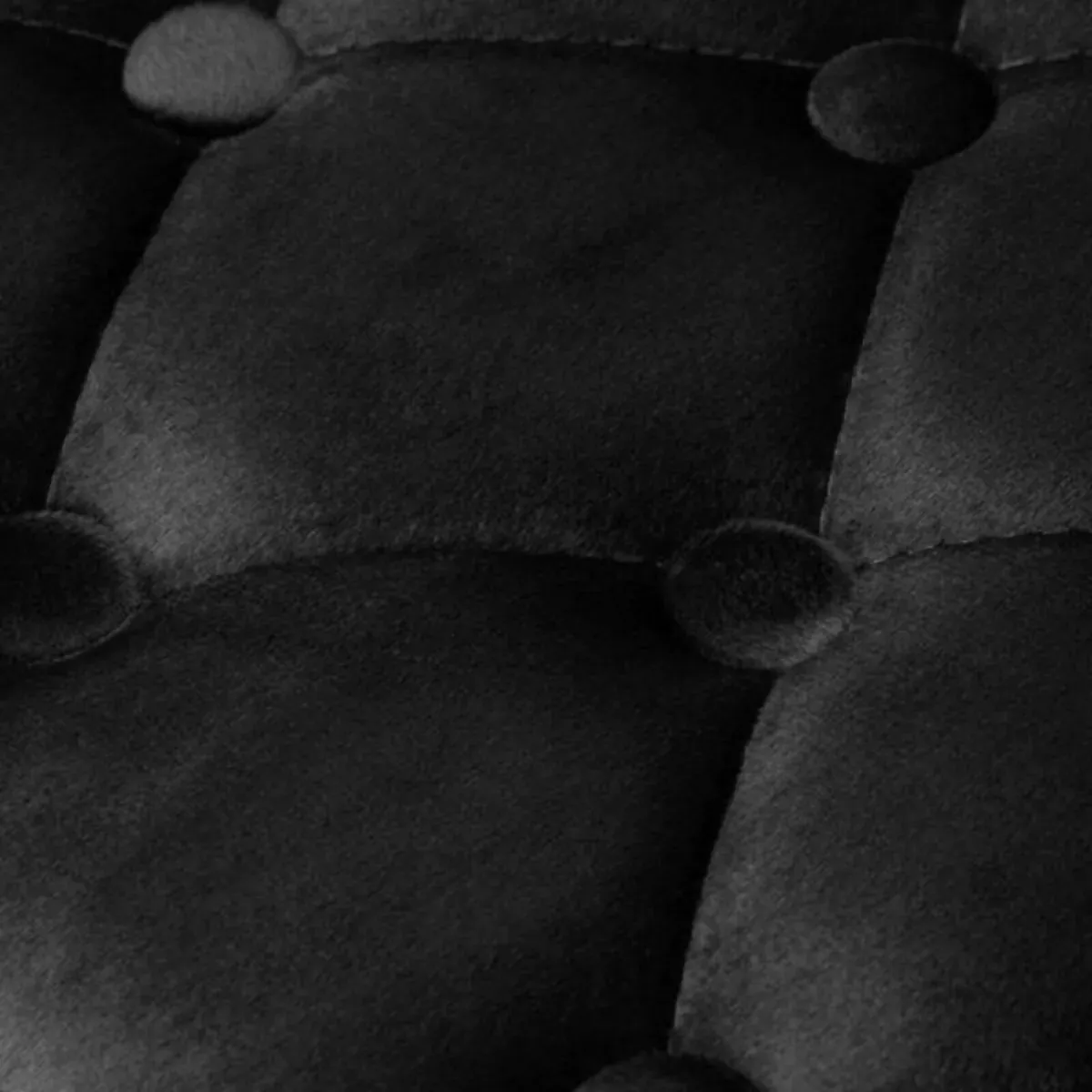 Black velvet swivel chair - Image 2