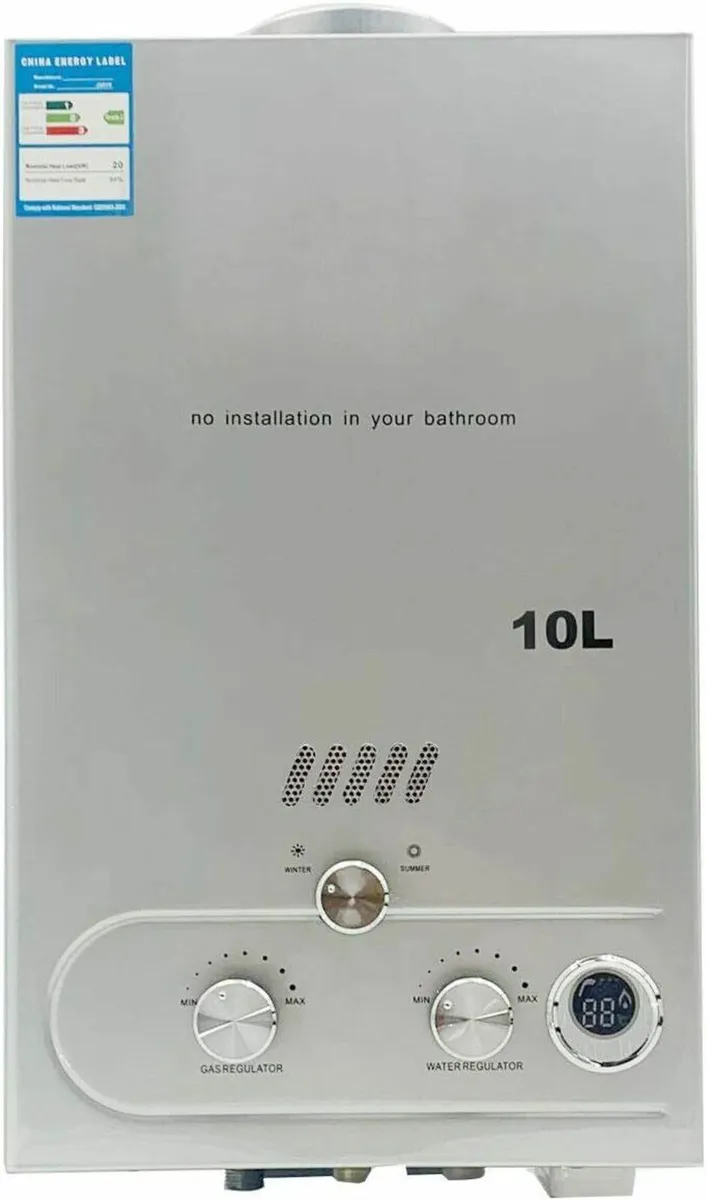 10L LPG Propane Gas Tankless Instant Water Heater - Image 4