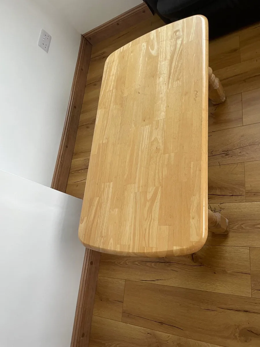 Oak coffee table - Image 4