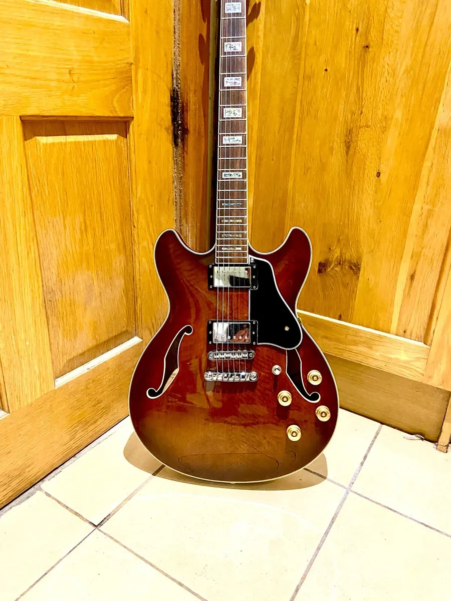 Ibanez As 83 violin flame 335 - Image 1