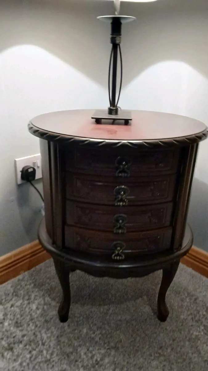 Mahogany Drawer unit - Image 1