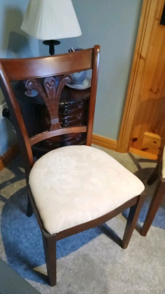 Pair Antique Mahogany Chairs - Image 3