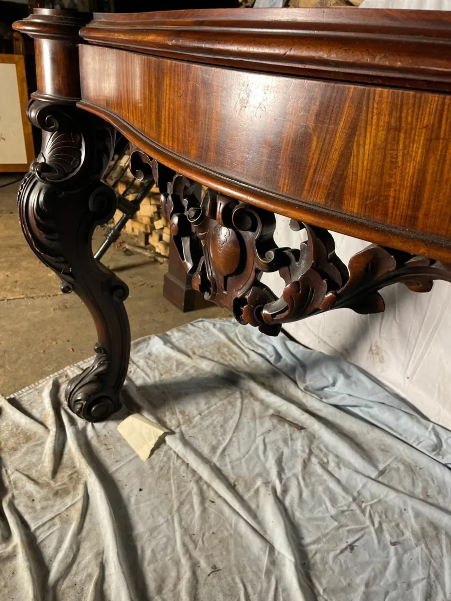 Victorian Mahogany Mirrored Table / Chiffonier - Image 2