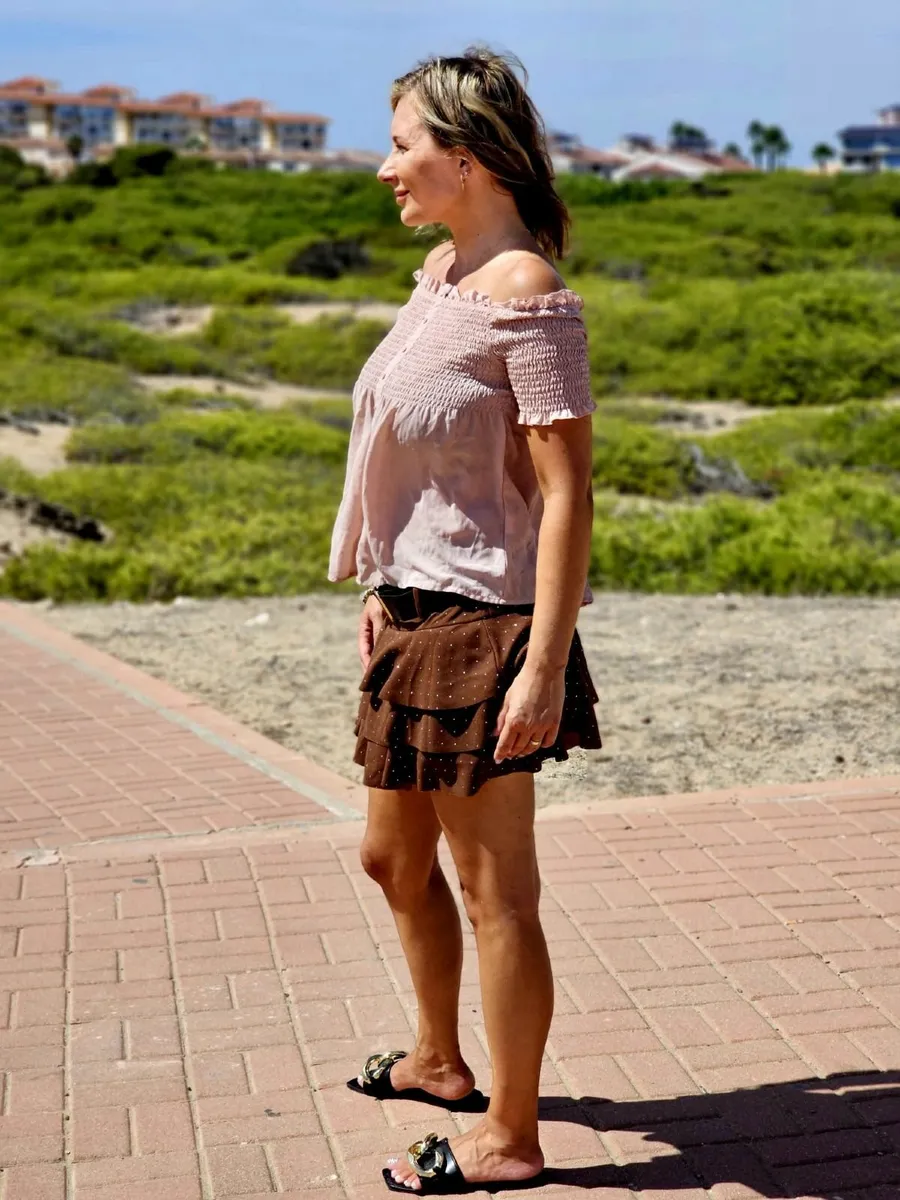 Stylish Off-the-Shoulder Blouse - Image 1