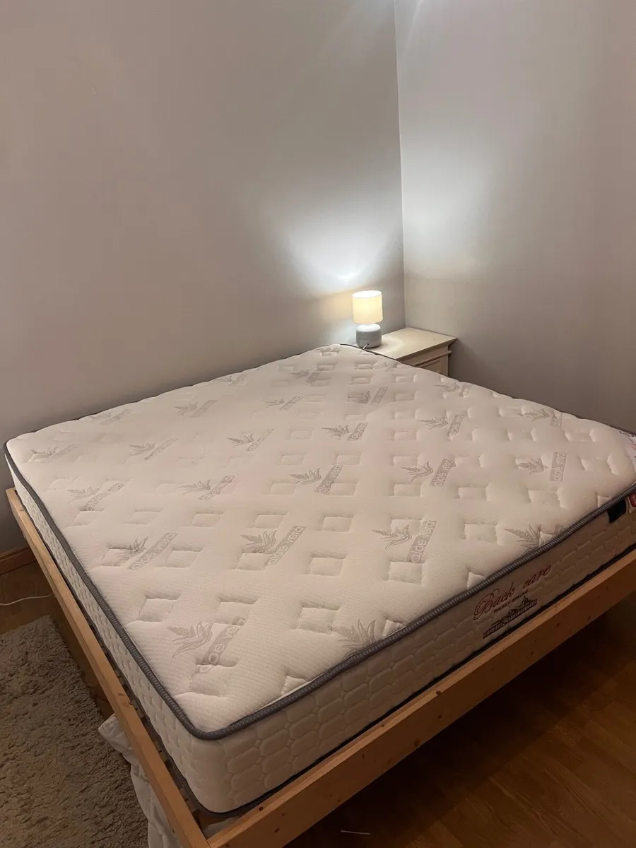 6ft Mattress & bespoke bed frame  (SuperKing) - Image 1