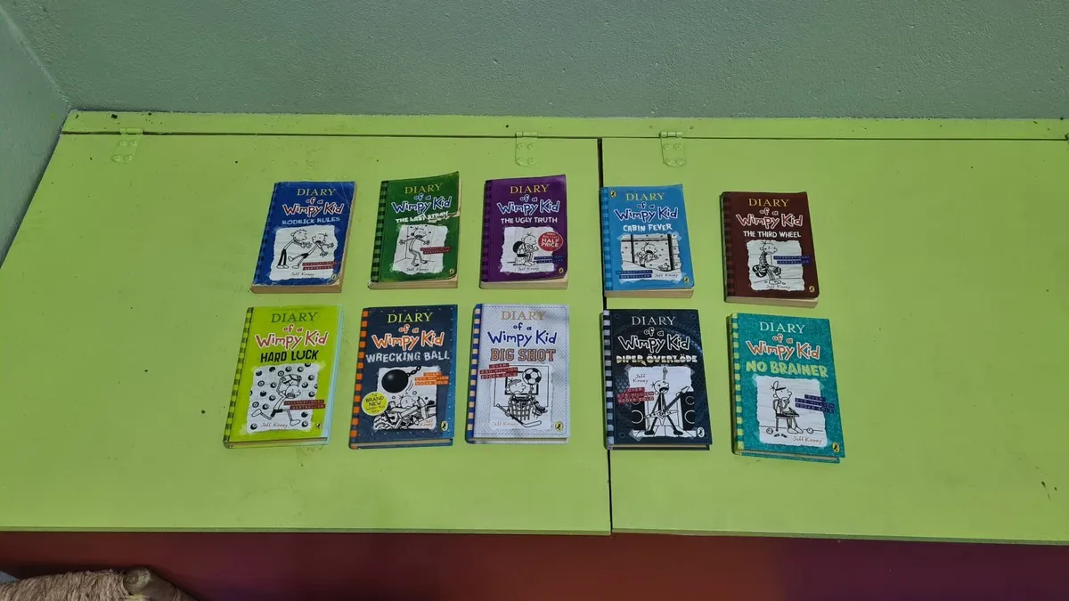 10 Diary of a Wimpy Kid books - Image 2