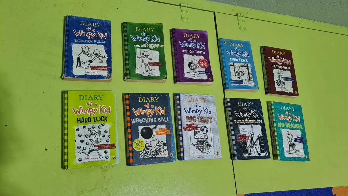 10 Diary of a Wimpy Kid books - Image 4
