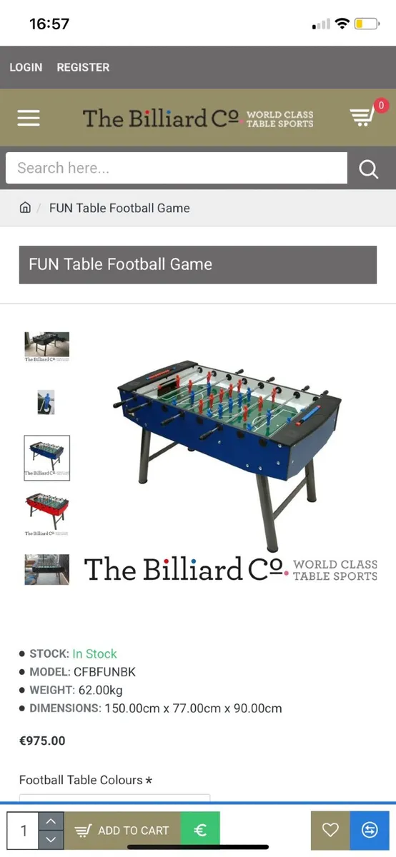 FUN Football Table - Image 1