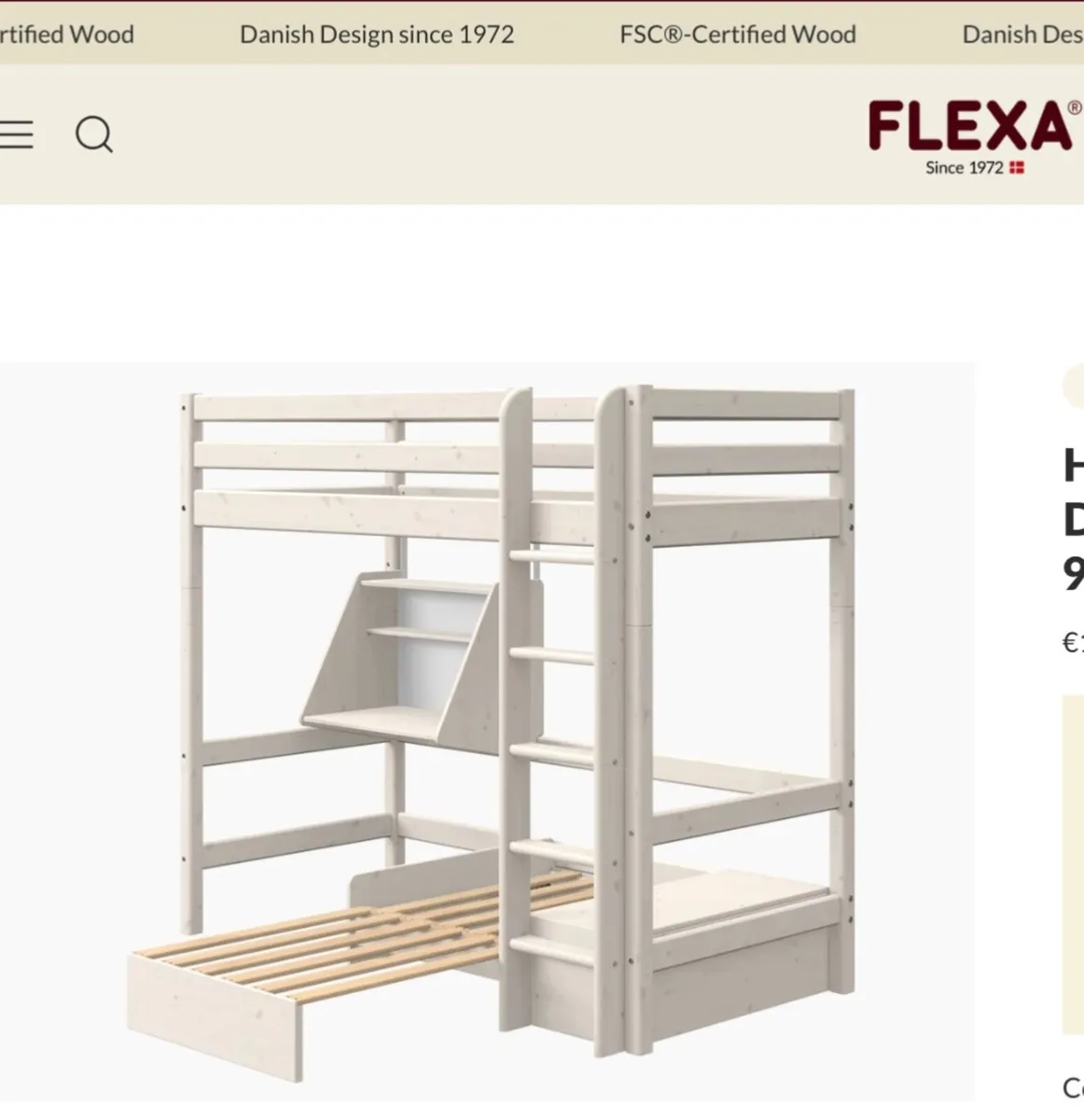 Bed High Sleeper FLEXA - Image 2