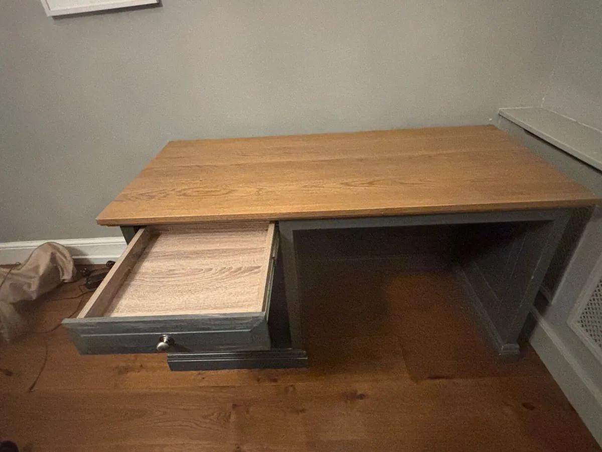 Bespoke wood desk - Image 4