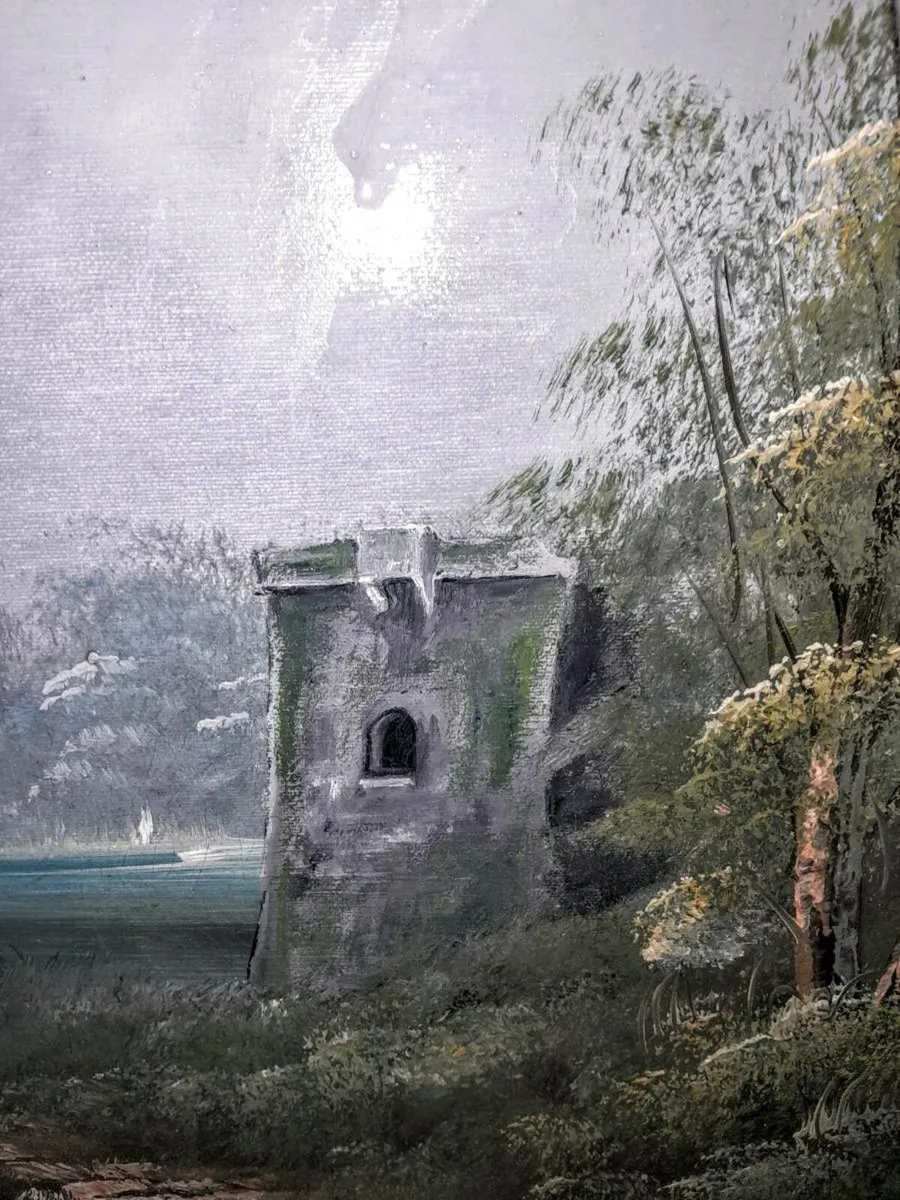 Large oil painting on canvas - Image 2