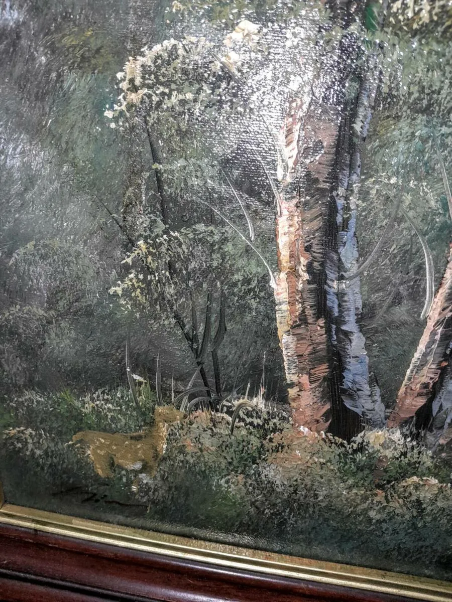 Large oil painting on canvas - Image 3