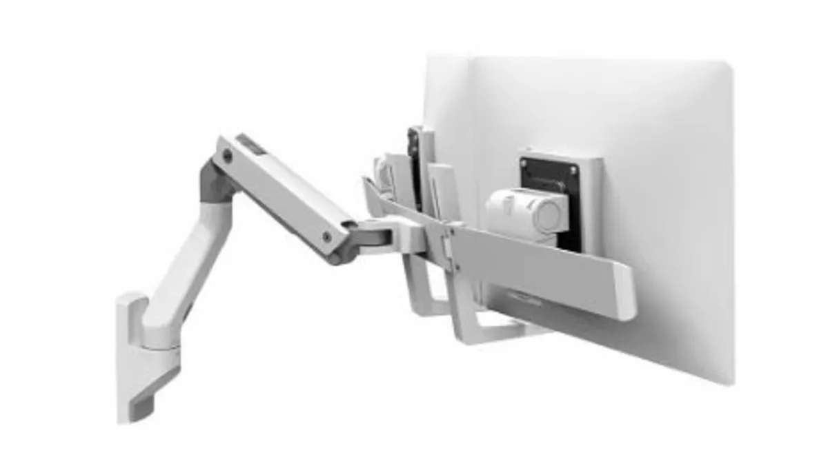 Ergotron HX Dual Monitor Wall Mount Arm (New) - Image 1