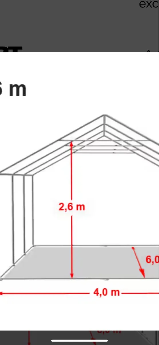 SHED STORAGE TENT - Image 2