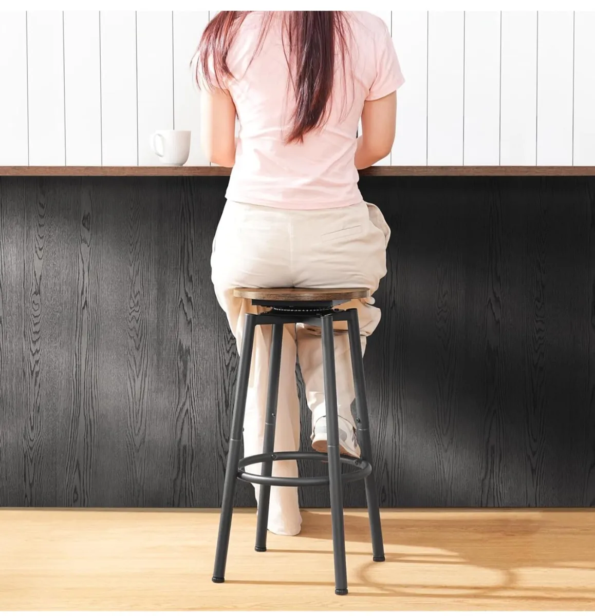 Swivel Bar Stools Set of 4 - Image 3