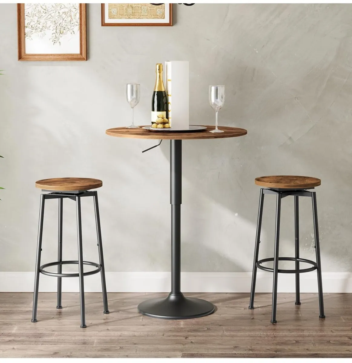 Swivel Bar Stools Set of 4 - Image 3