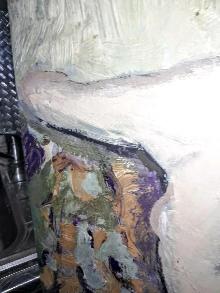 Large painting of a lady - Image 2