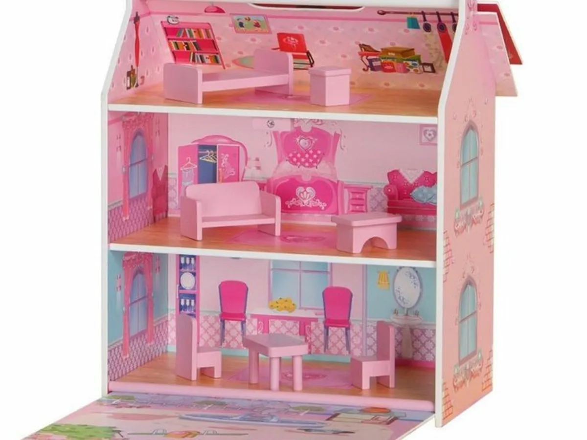 New - Plum wooden dolls house - Image 2
