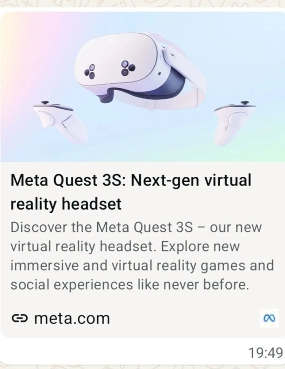 Meta Quest S3 VR Headset - Image 1