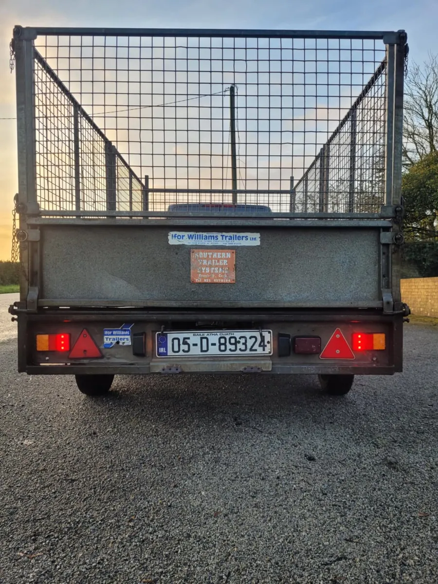 10x5'6 ifor Williams drop sides trailer with creel - Image 2