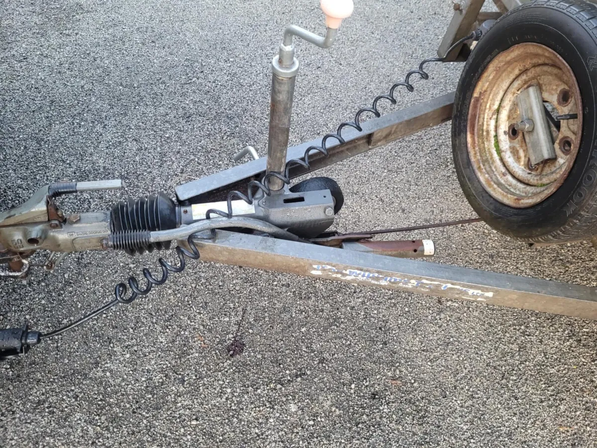 10x5'6 ifor Williams drop sides trailer with creel - Image 4