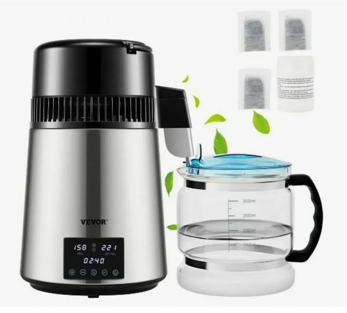 4L Water Distiller 1L/H Distilled Water - Image 2