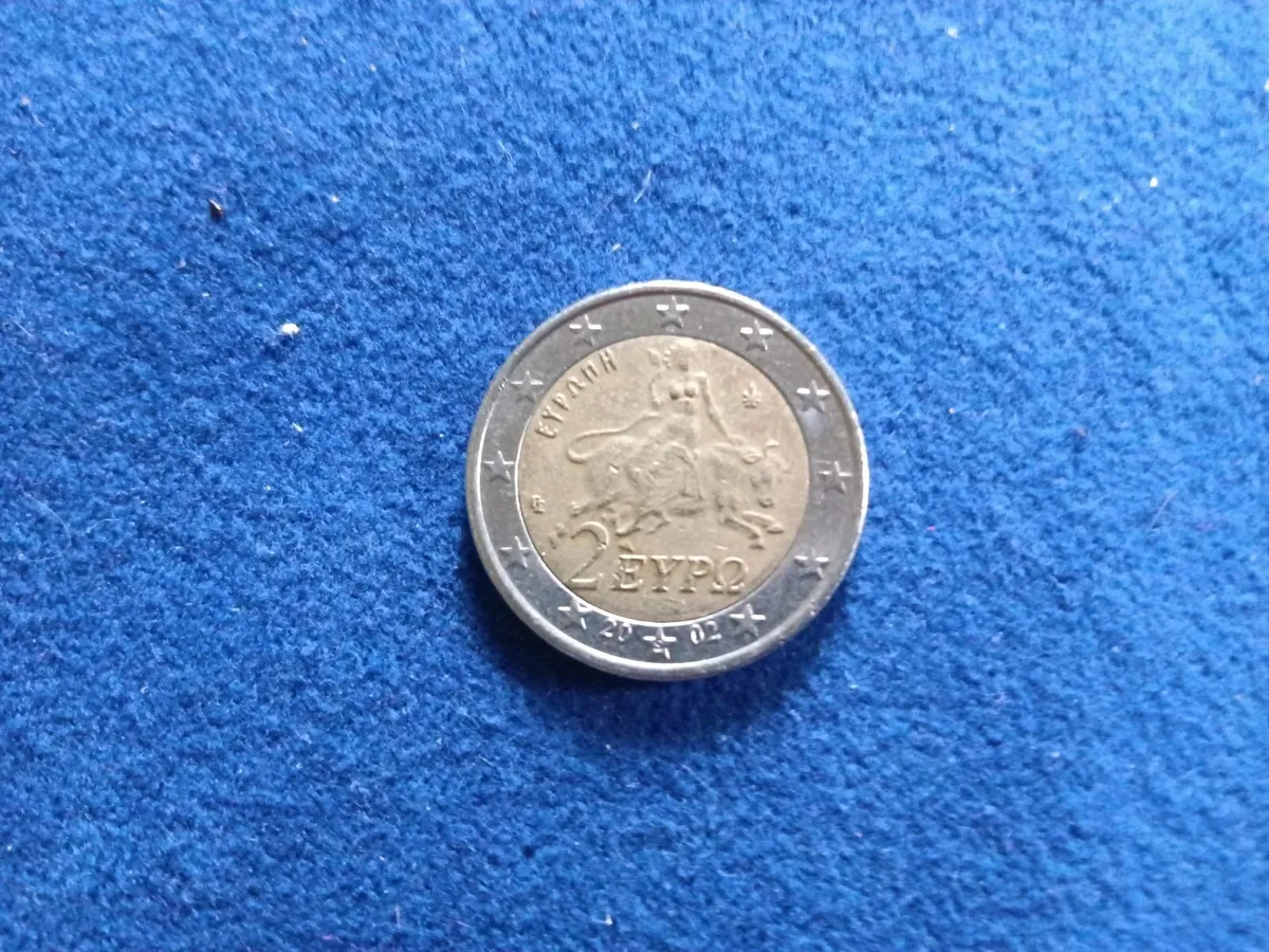 2002 Greek Two Euro Coin - Image 1