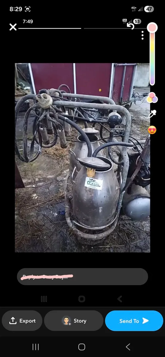 Mobile milking machine - Image 1