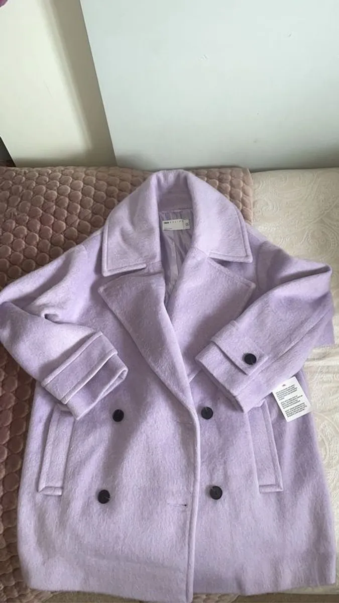 Oversized Lilac Coat - Image 2