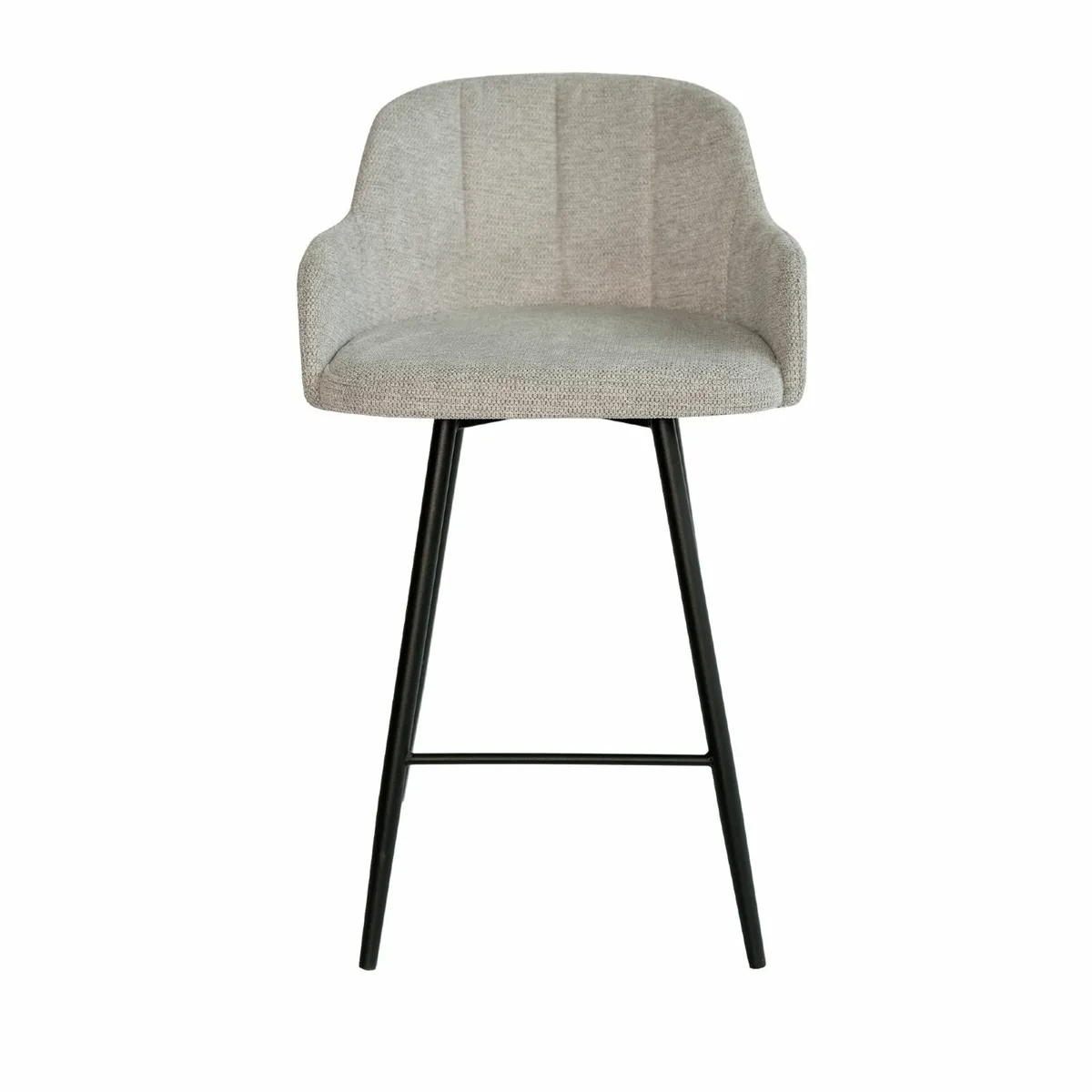 Marco Modern Upholstered Bar Stool with Armrests - Image 3