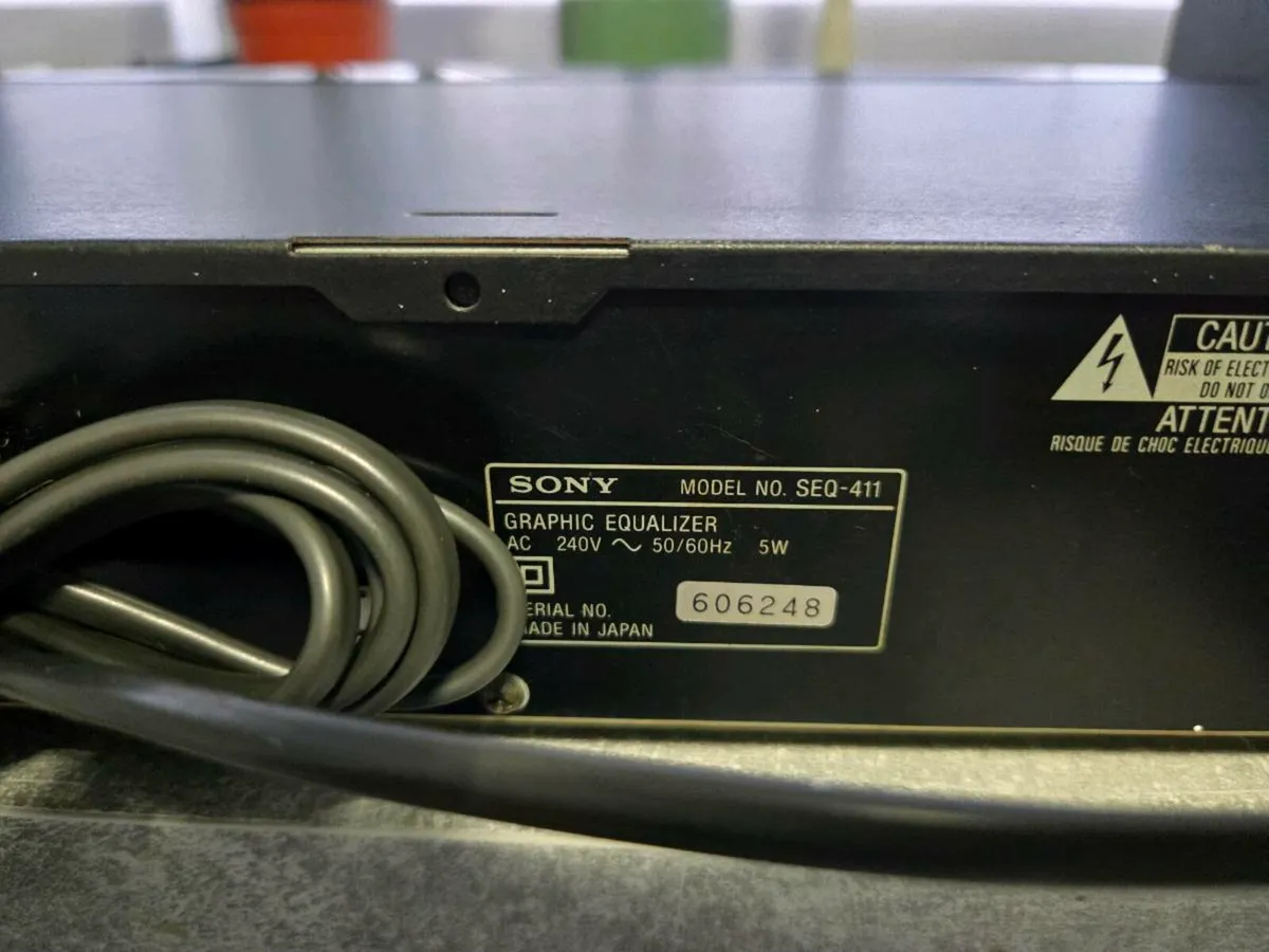Sony SEQ-411 equaliser - Image 3