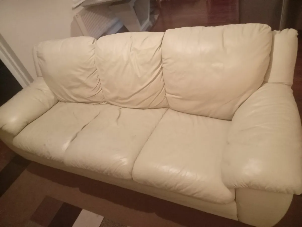 Leather Sofas. - Image 2