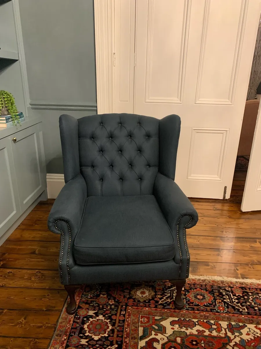 Wing Back Library Chair - Image 2