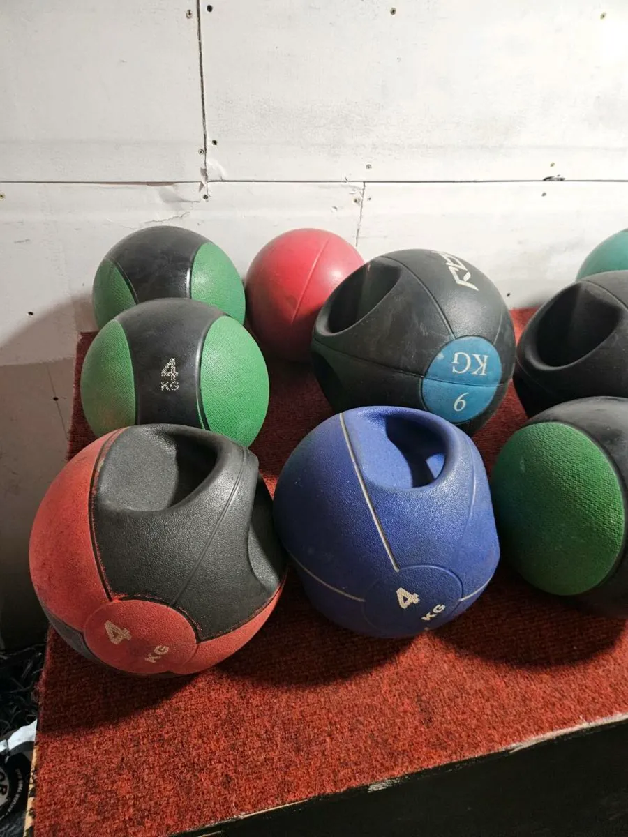 Selection of medicine balls - Image 2