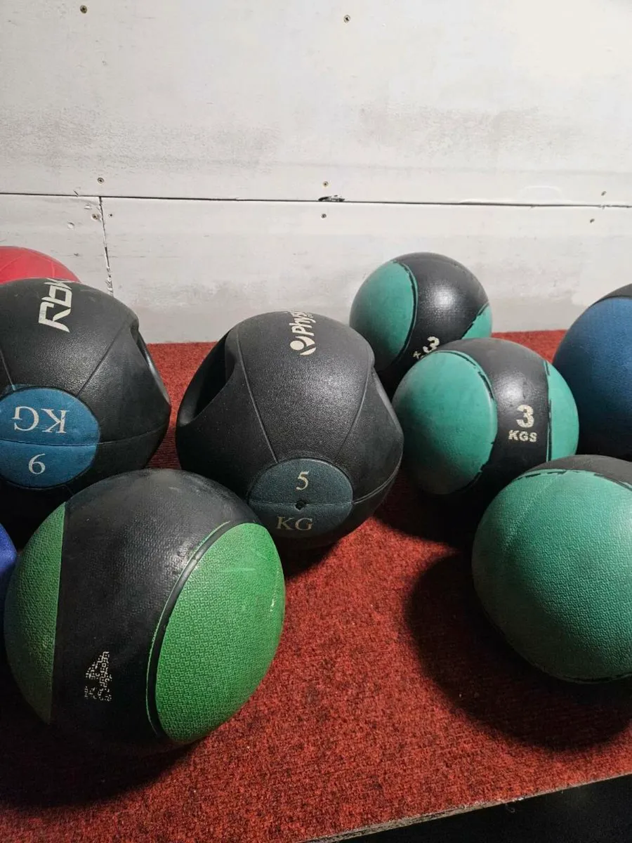 Selection of medicine balls - Image 3