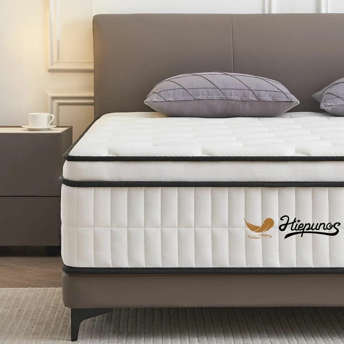 4FT6 Double Mattress 10.2 INCH Bed 7-Zone Pocket - Image 1
