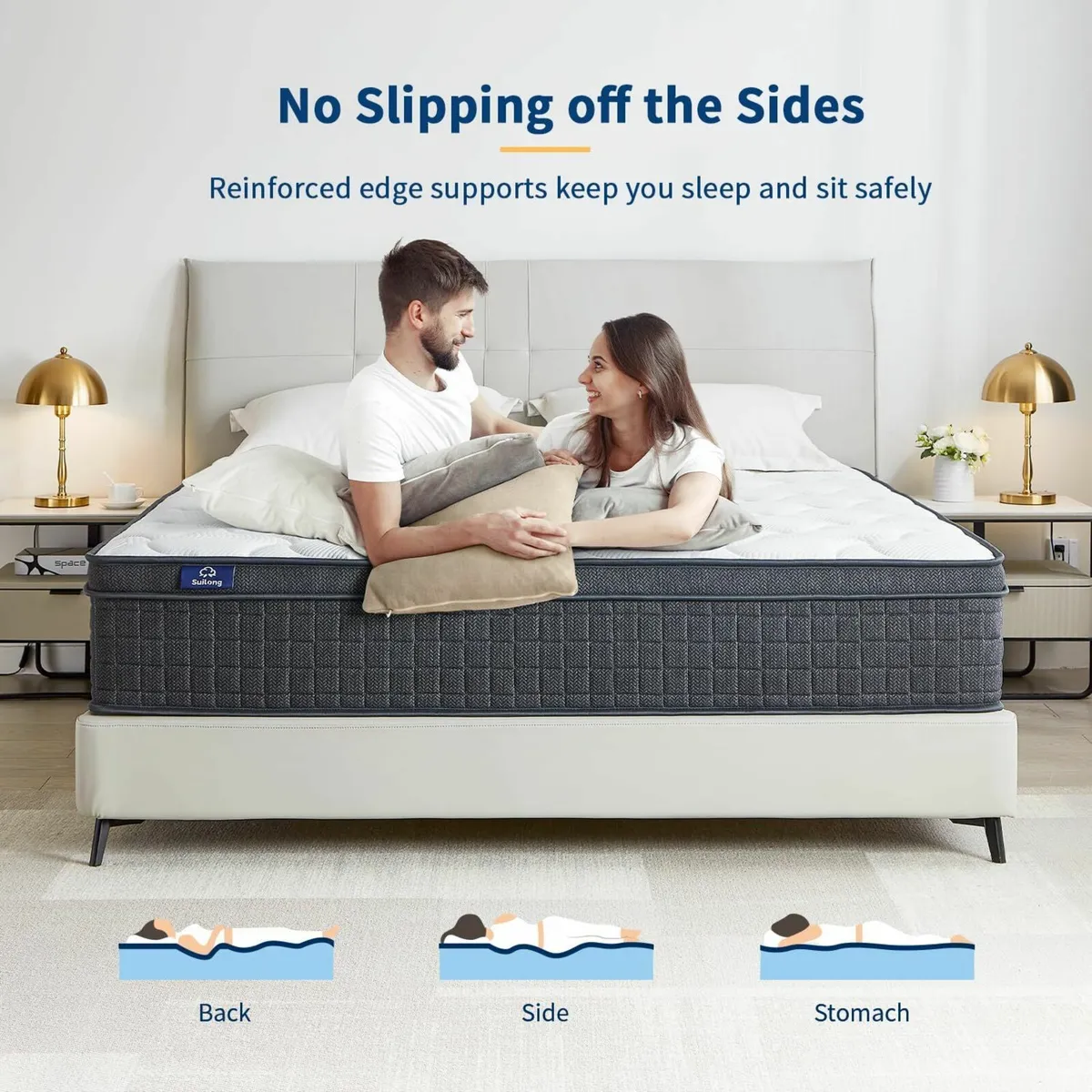 3FT Single Mattress 12 Inch Memory Foam Individual - Image 4