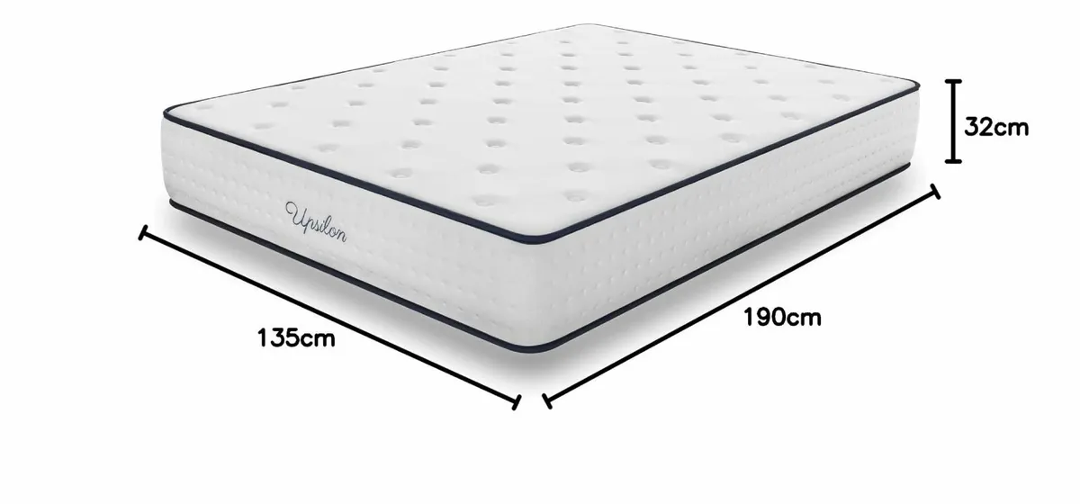 4ft6 Double Mattress Memory Foam 12.5 Inch Deep - Image 3