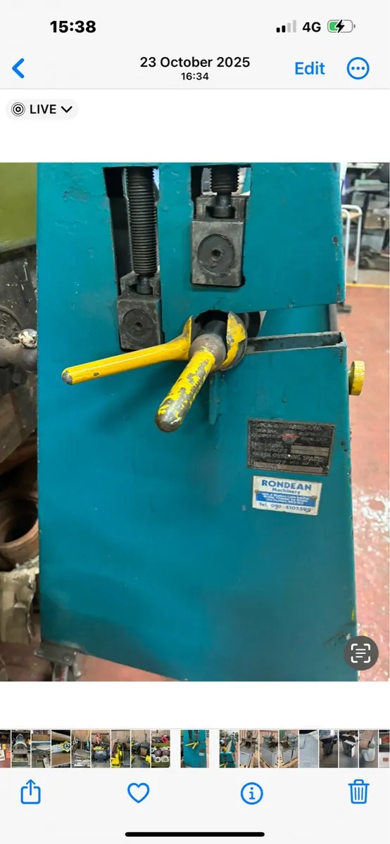 Edwards  5’ pinch rolls on wheels 2.5MM - Image 1